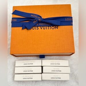 Louis Vuitton Orange gift Box with 6 Perfume fragrances